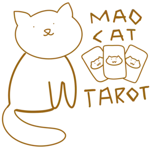 Mao Cat Tarot cat with tarot cards image